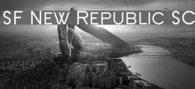 SF New Republic SC Font examples