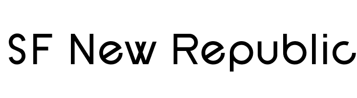 SF New Republic Font
