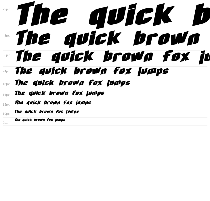 SF Obliquities Extended Bold Waterfall