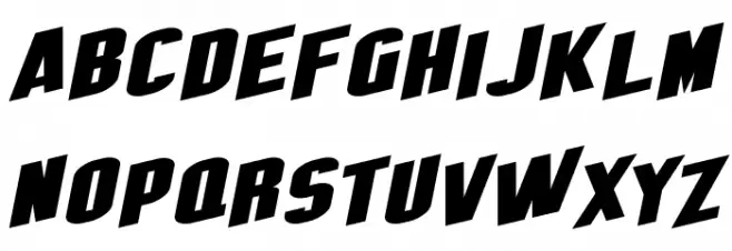 SF Obliquities Extended Schriftart Groß