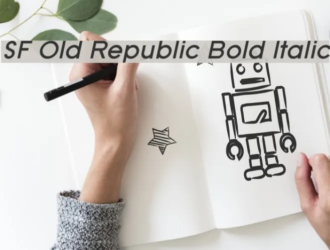 SF Old Republic Bold Italic Example 3
