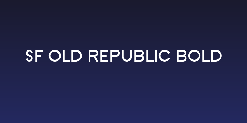 SF Old Republic Bold Social Header