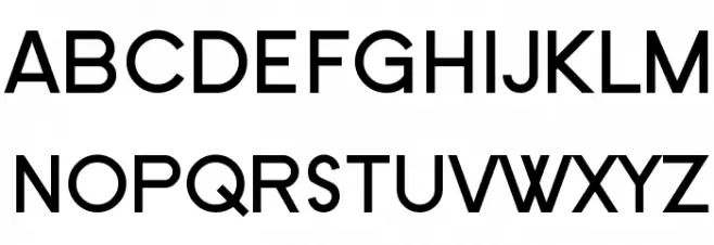 SF Old Republic SC Bold Schriftart Groß