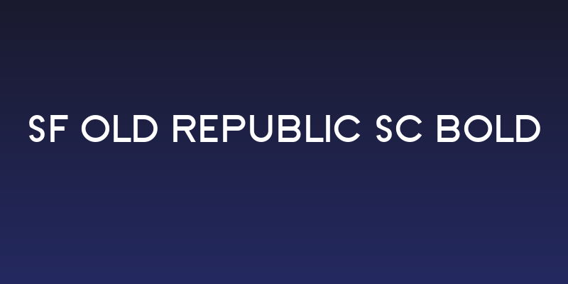 SF Old Republic SC Bold Social Header