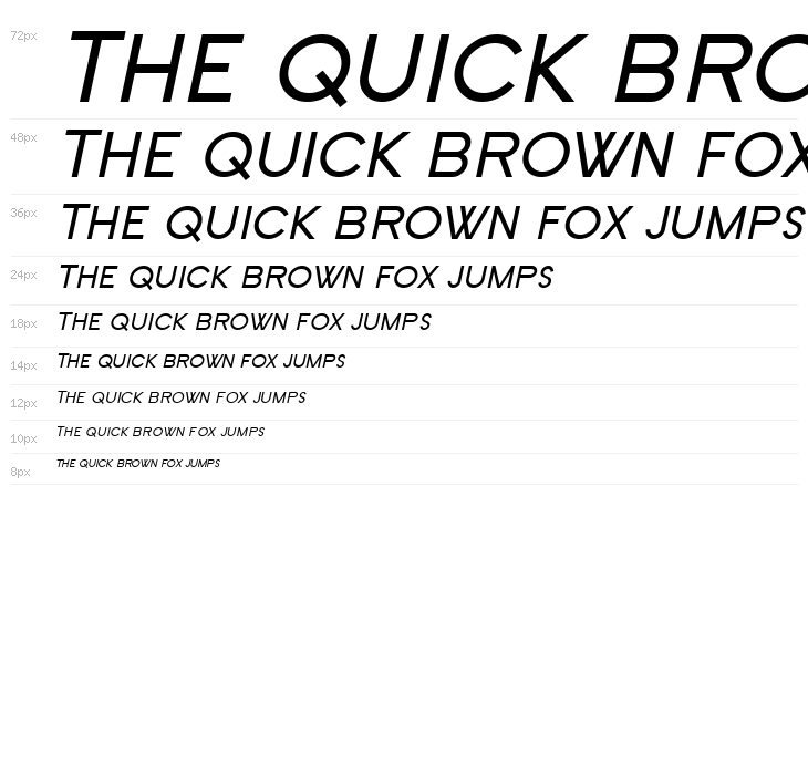 SF Old Republic SC Italic Waterfall