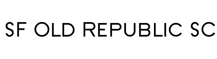 SF Old Republic SC Font