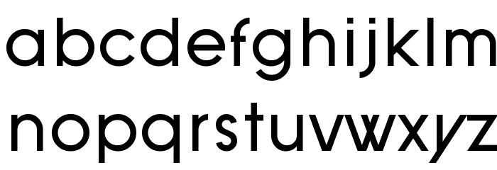 SF Old Republic Font LOWERCASE