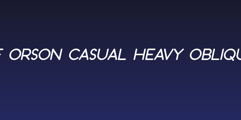 SF Orson Casual Heavy Oblique Social Header