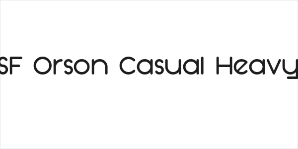 SF Orson Casual Heavy Logo