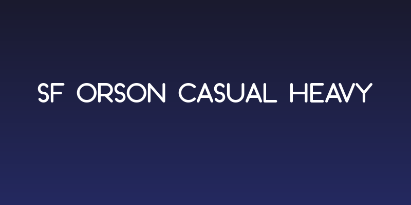 SF Orson Casual Heavy Social Header