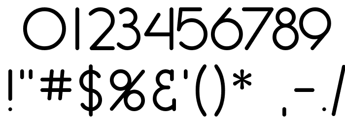 SF Orson Casual Light Font OTHER CHARS