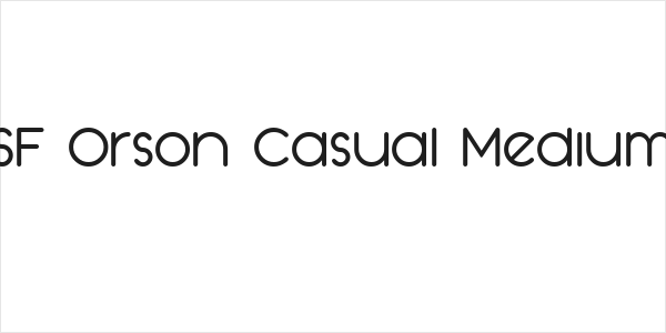 SF Orson Casual Medium Logo