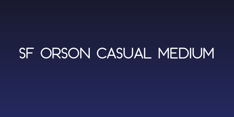 SF Orson Casual Medium Social Header