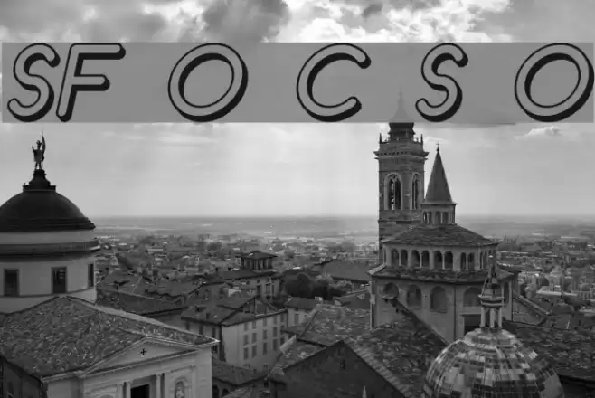 SF Orson Casual Shaded Oblique Font examples