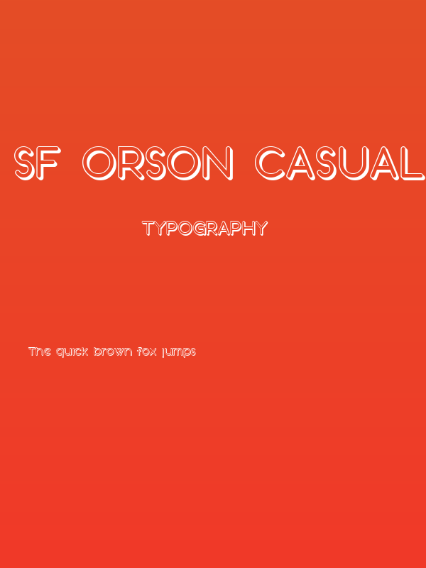 SF Orson Casual Shaded Poster