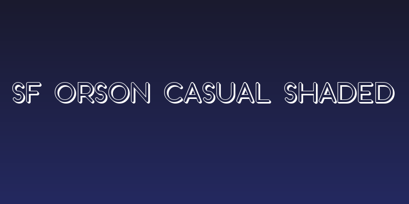 SF Orson Casual Shaded Social Header