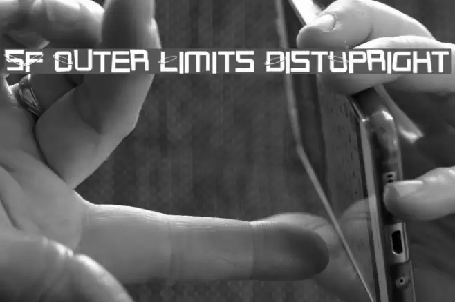 SF Outer Limits DistUpright フォント examples