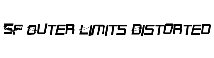 SF Outer Limits Distorted  les polices de caractères gratuit tlcharger