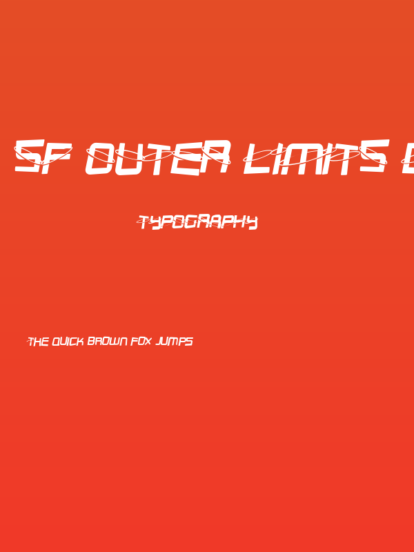 SF Outer Limits Distorted Poster