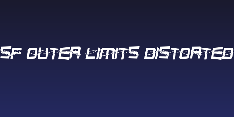 SF Outer Limits Distorted Social Header