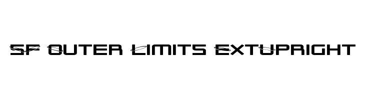 SF Outer Limits ExtUpright Font