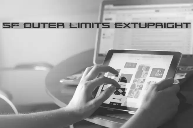 SF Outer Limits ExtUpright Font examples