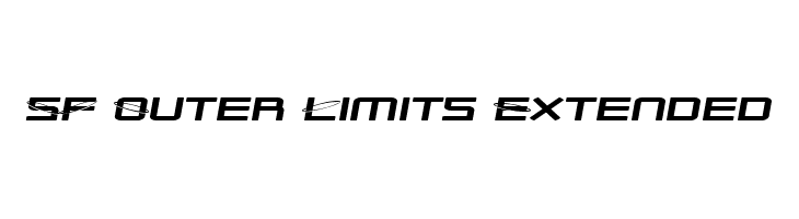 SF Outer Limits Extended  font caratteri gratis