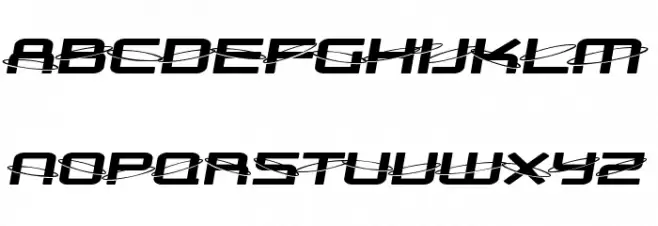 SF Outer Limits Extended Polices MAJUSCULES