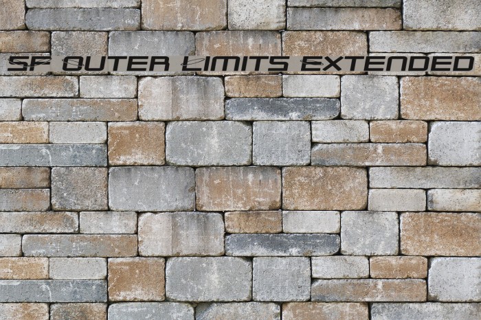 SF Outer Limits Extended لخطوط تنزيل examples