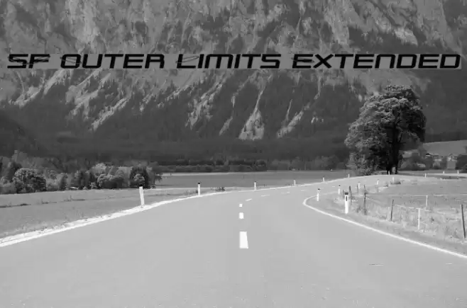 SF Outer Limits Extended خط examples
