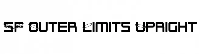 SF Outer Limits Upright  नि: शुल्क फ़ॉन्ट्स डाउनलोड