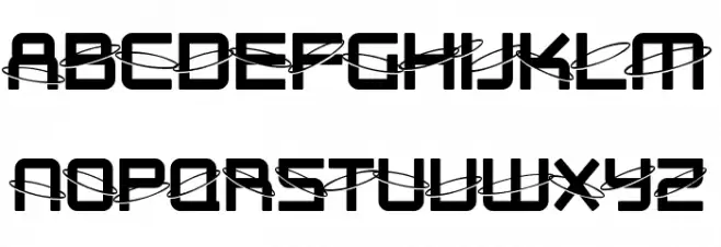 SF Outer Limits Upright Fuentes MAYÚSCULAS