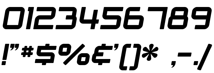 SF Outer Limits Font OTHER CHARS