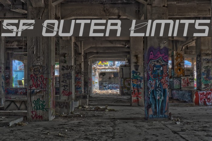 SF Outer Limits Font examples