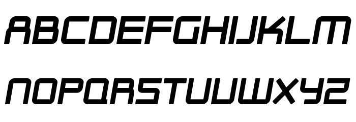 SF Outer Limits Font LOWERCASE