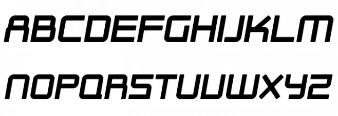 SF Outer Limits 字体 小写