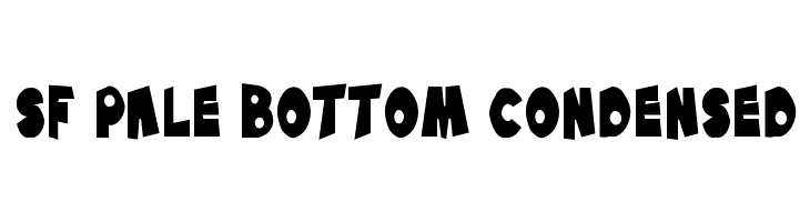 SF Pale Bottom Condensed  font caratteri gratis