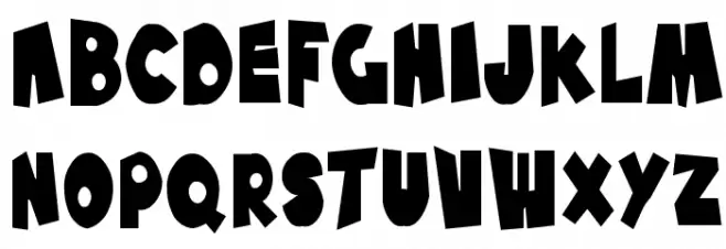 SF Pale Bottom Condensed Schriftart Groß