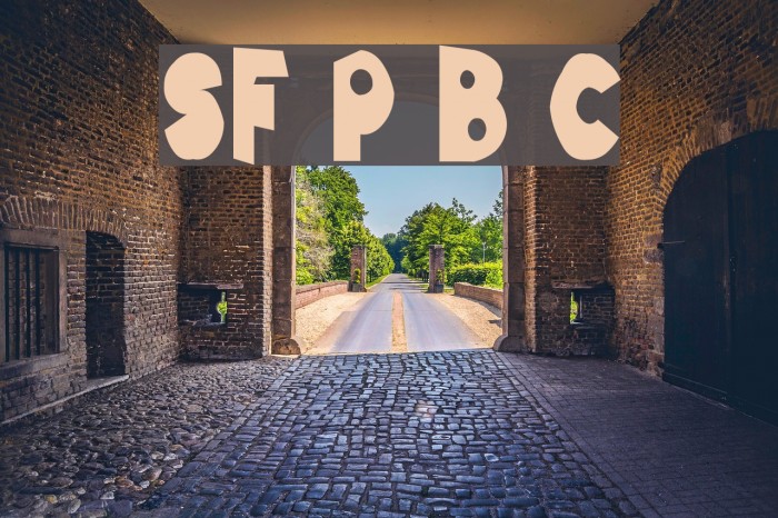 SF Pale Bottom Condensed Font examples