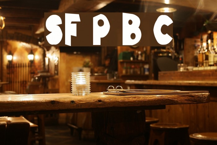 SF Pale Bottom Condensed Font examples