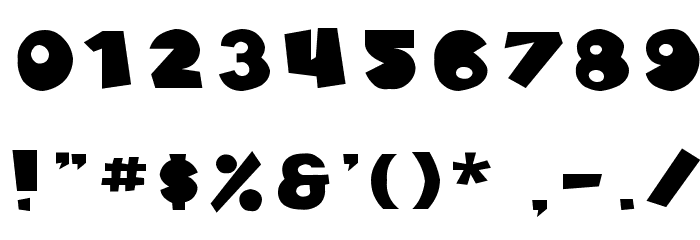 SF Pale Bottom Extended Font OTHER CHARS
