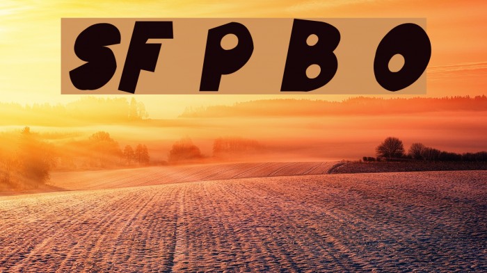 SF Pale Bottom Oblique Font examples