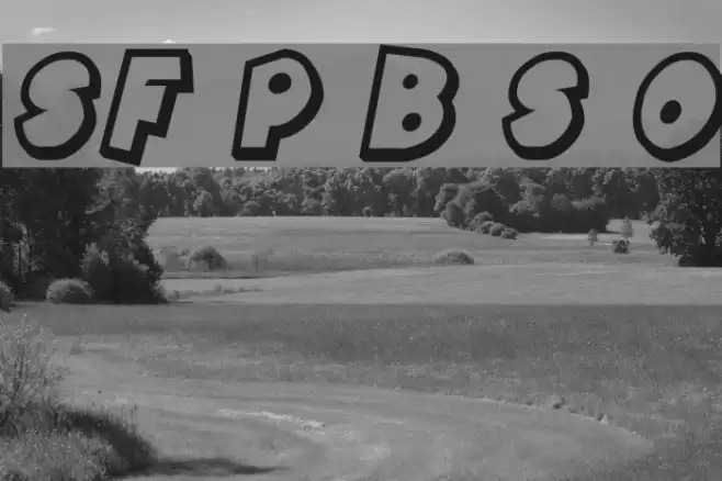 SF Pale Bottom Shaded Oblique Font examples