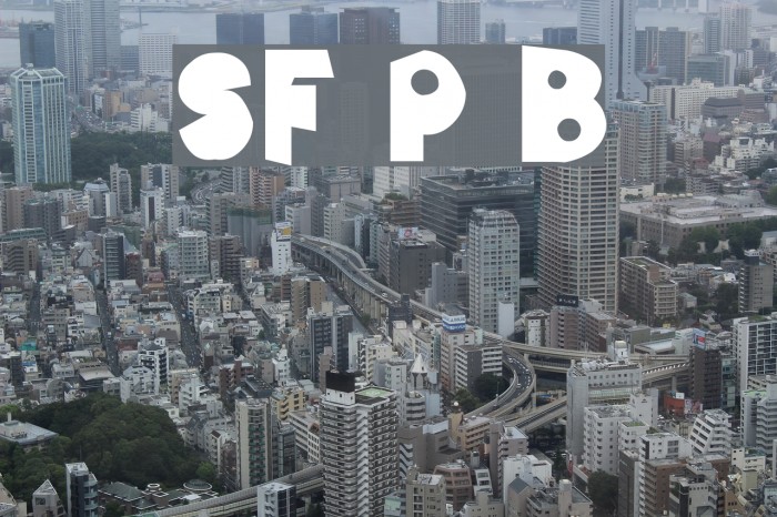 SF Pale Bottom Font examples