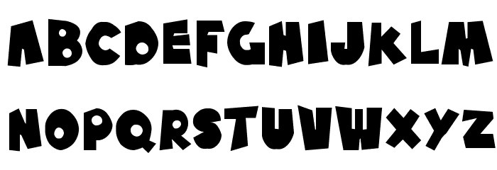 SF Pale Bottom Font LOWERCASE
