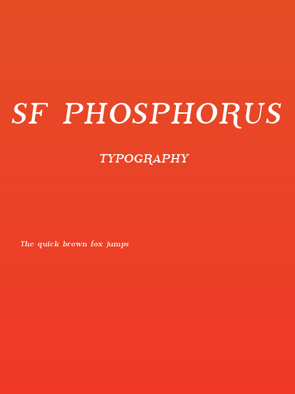 SF Phosphorus Bromide Poster
