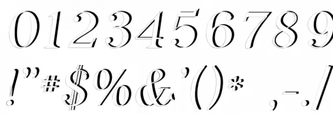 SF Phosphorus Dihydride Font OTHER CHARS