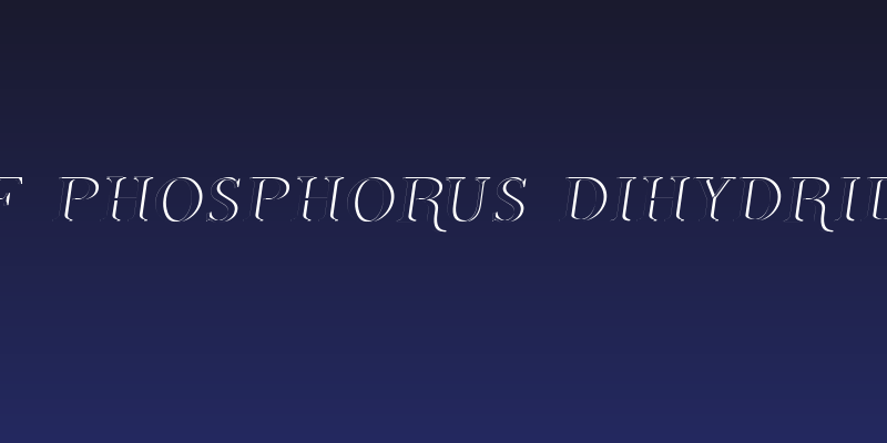 SF Phosphorus Dihydride Social Header