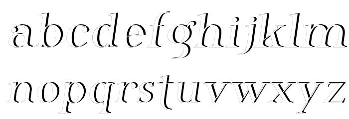 SF Phosphorus Dihydride Font LOWERCASE