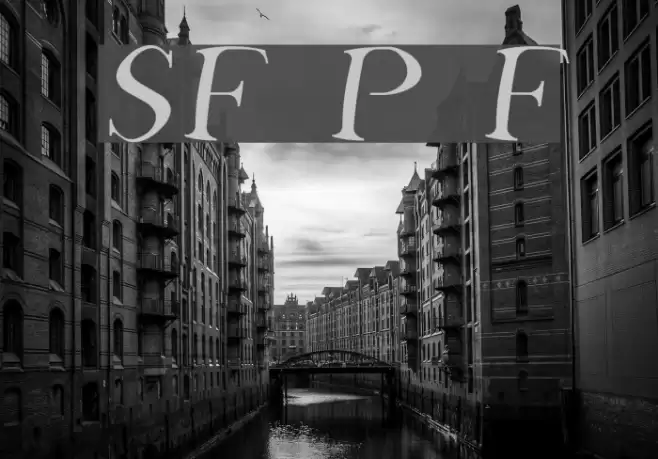 SF Phosphorus Fluoride Font examples